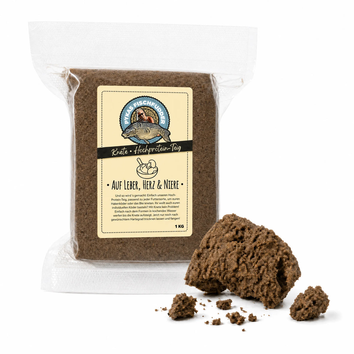 Auf Leber, Herz & Niere - Knete – 1-kg-Beutel mit Futterknete