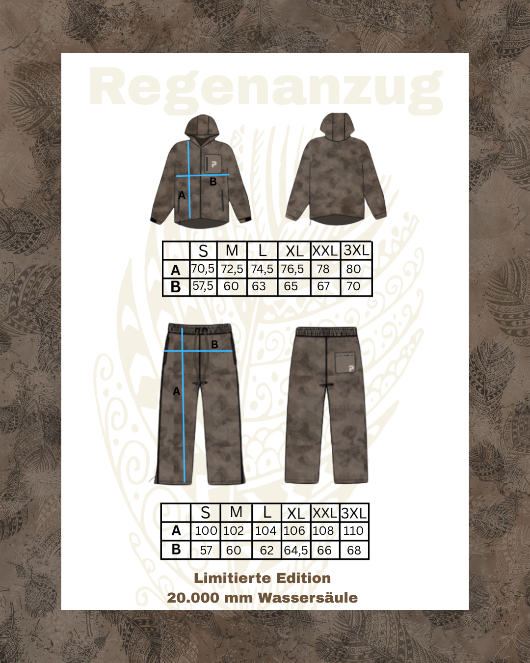 Indianer-Tarn Regenanzug image 2
