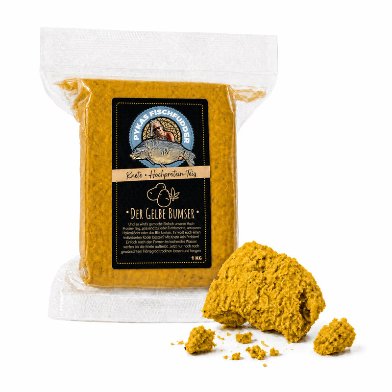 Der Gelbe Bumser - Knete – 1-kg-Beutel mit Futterknete