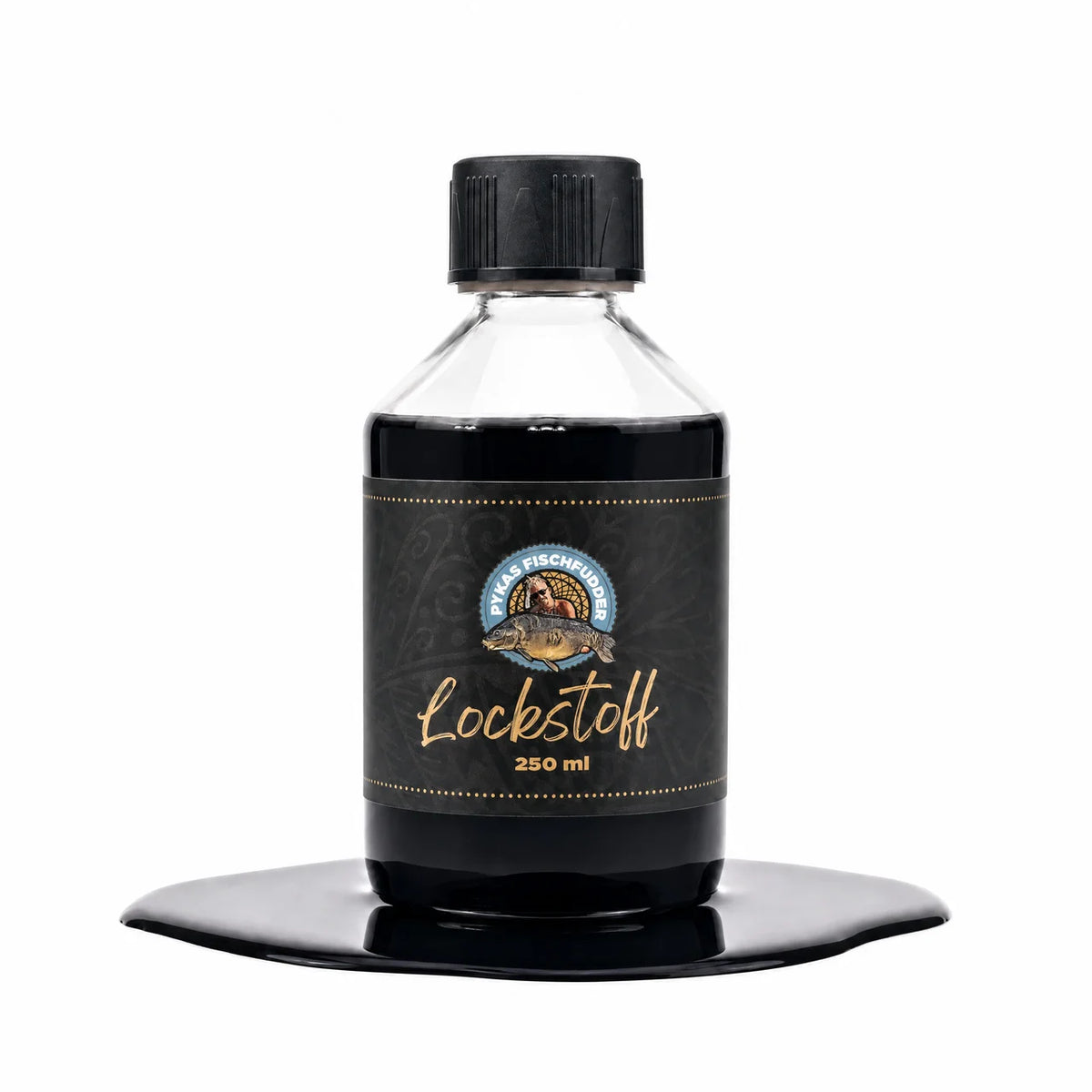 Leberhardt - Lockstoff – Flasche auf farbigem Lockstoff